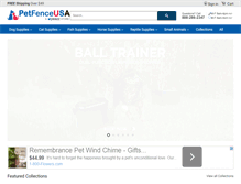 Tablet Screenshot of petfenceusa.com